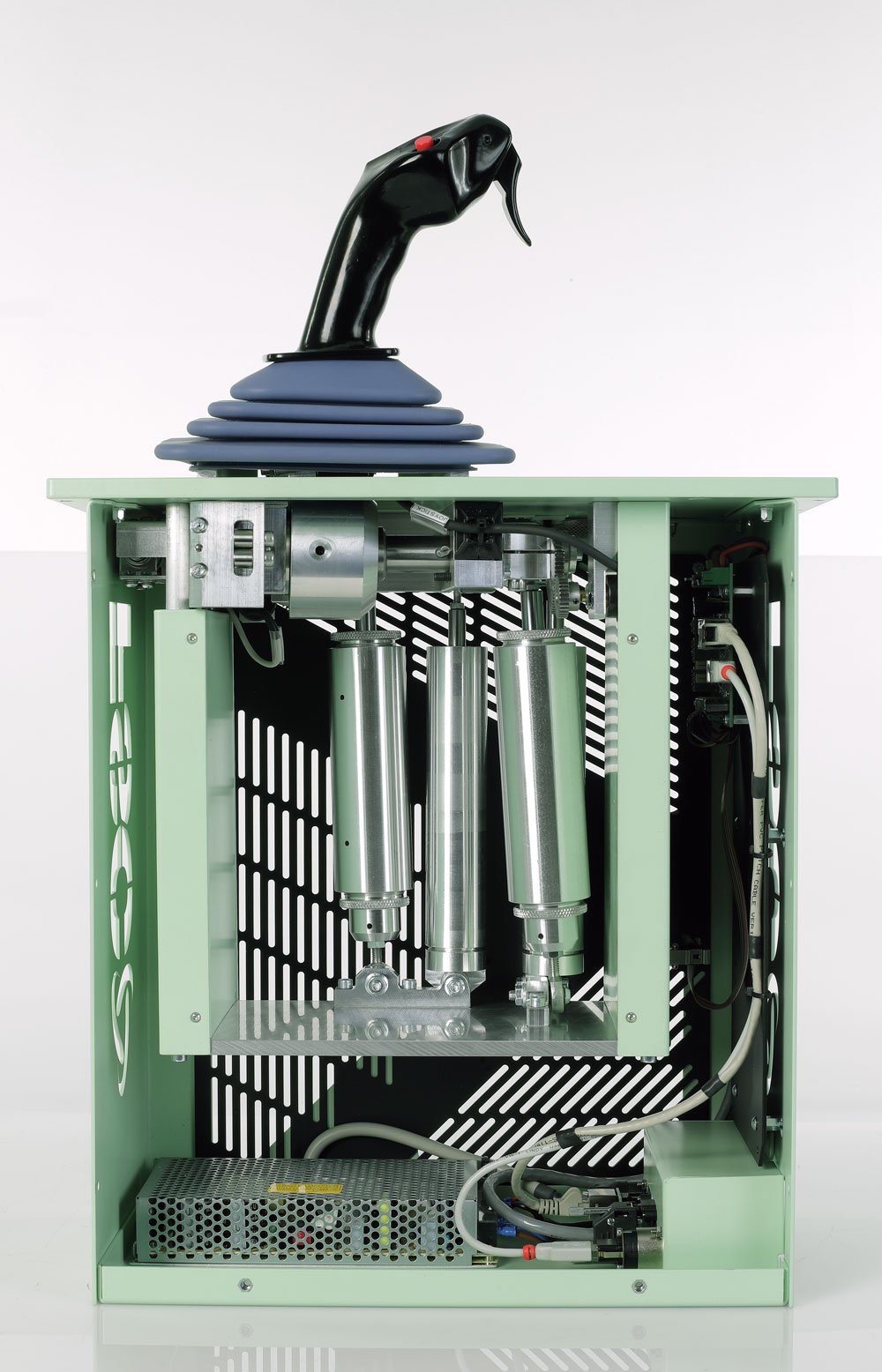 FSC news A320 sidestick captain lateral view opened
